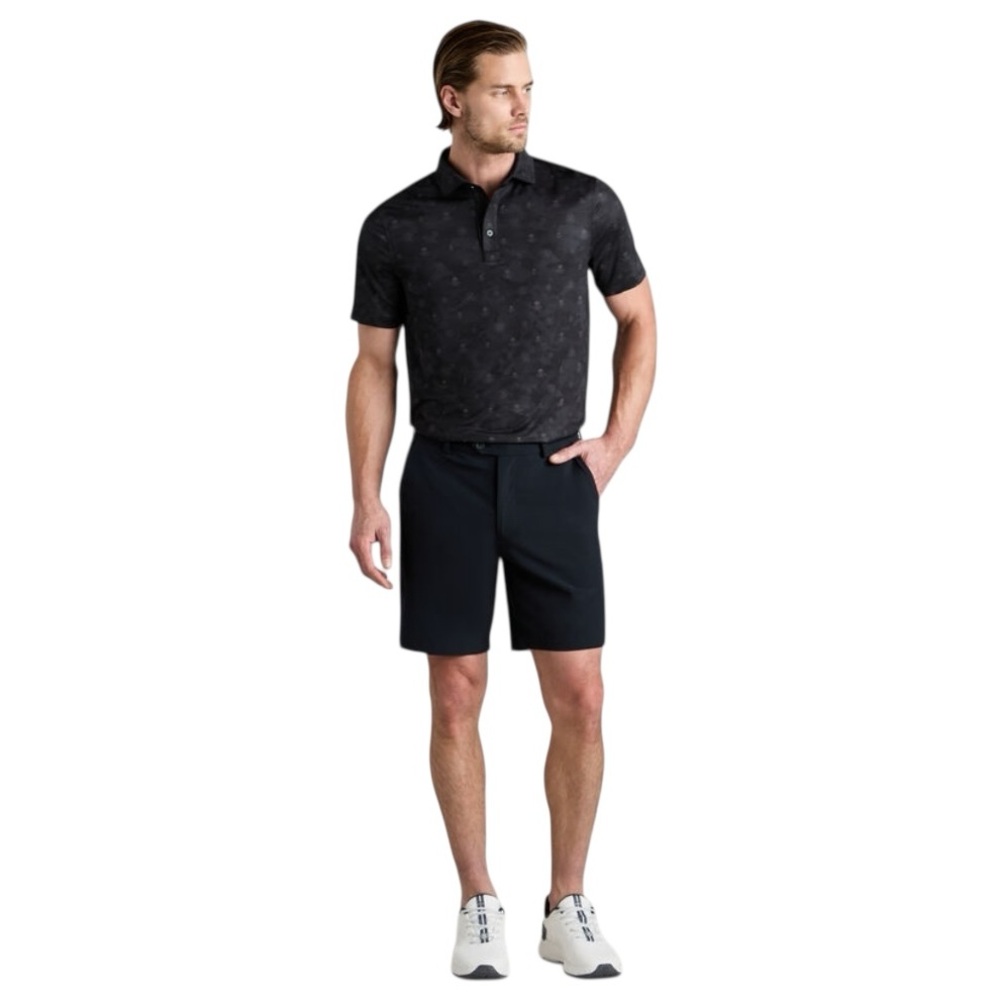 G/FORE ICON CAMO TECH STRETCH JERSEY POLO, NWT, onyx